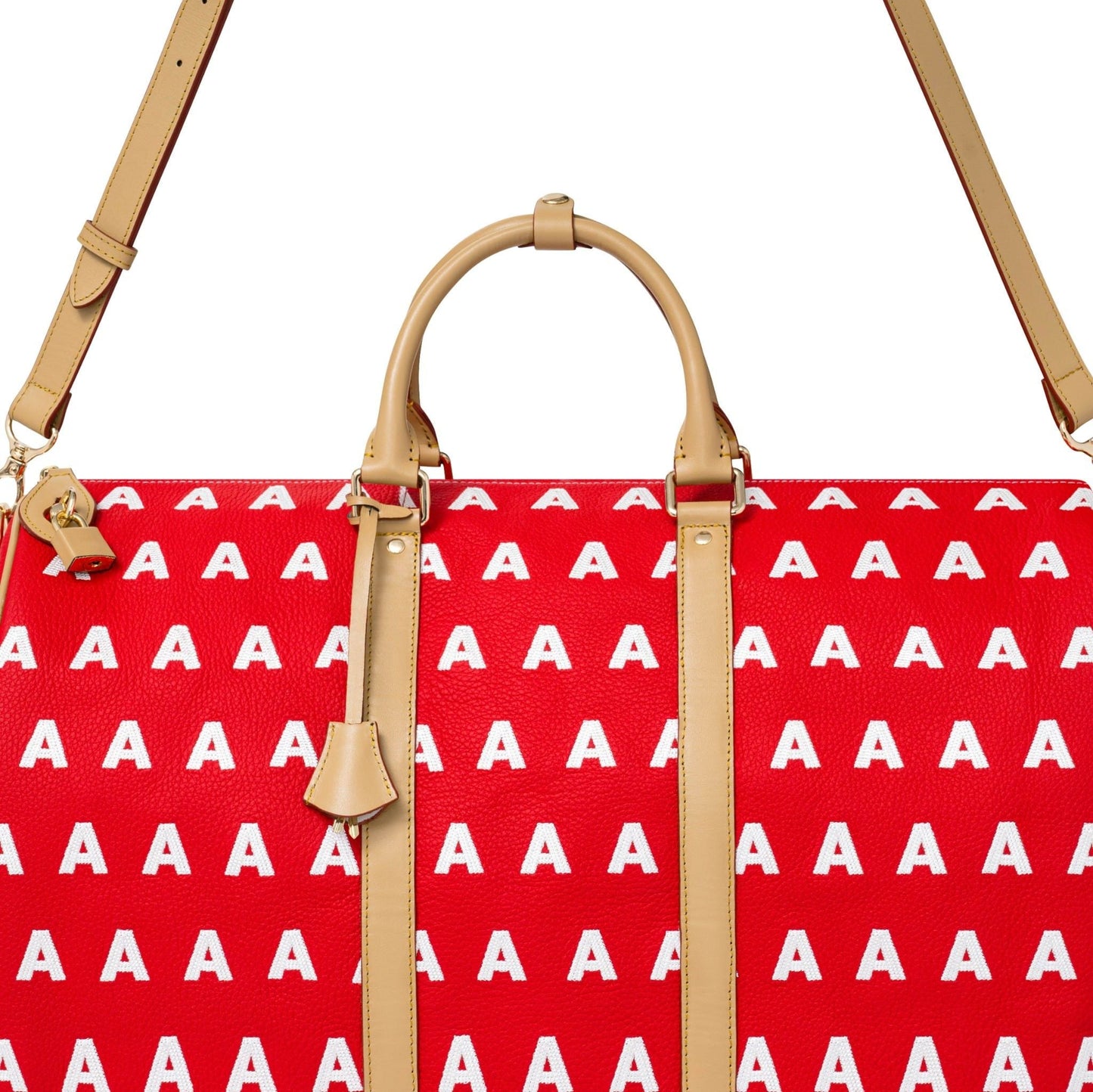 AA EMBROIDERED LOGO BOSTON BAG // LARGE