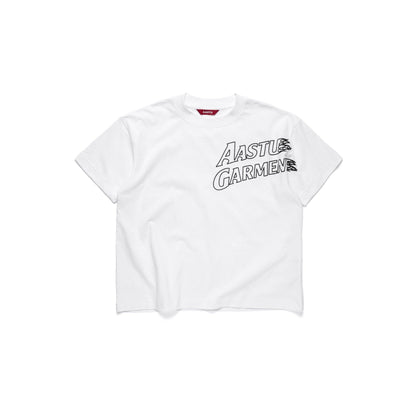 AA FIRE GARMENT LOGO TEE V2 // WHITE