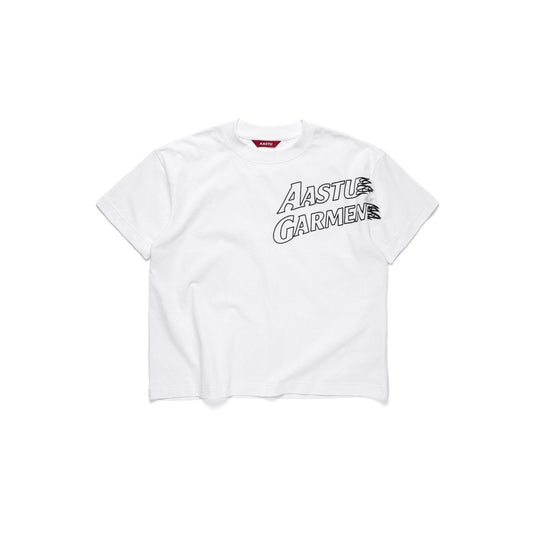 AA FIRE GARMENT LOGO TEE V2 // WHITE