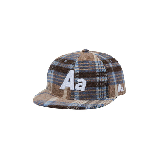 AASTU HERITAGE PLAID BLUE SNAPBACK // BEIGE
