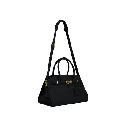 AASTU CARRYALL BAG // BLACK MILL / GOLD