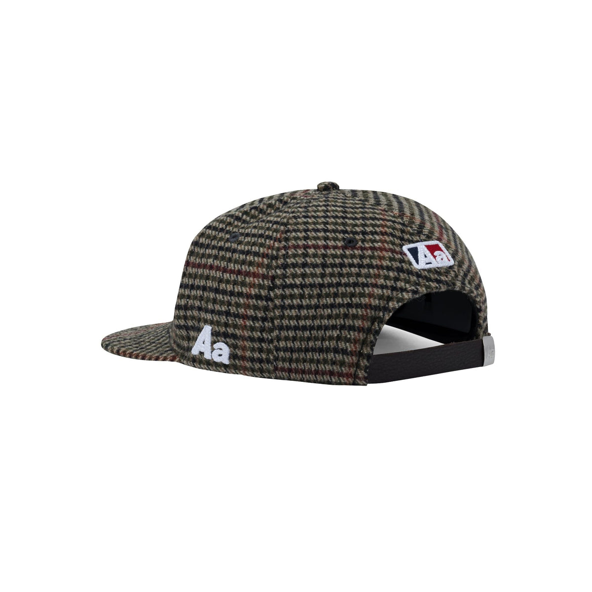 AASTU HERITAGE PLAID RED SNAPBACK // OLIVE
