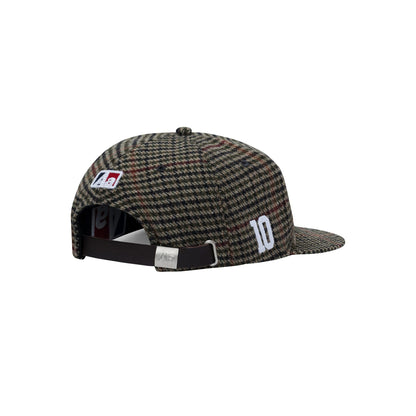 AASTU HERITAGE PLAID RED SNAPBACK // OLIVE