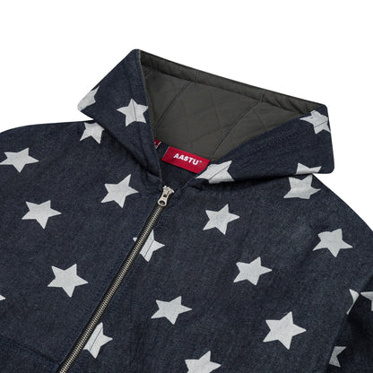 AA SUPERSTAR DENIM HOODIE // INDIGO