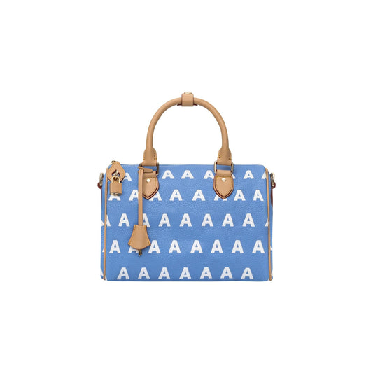 AA EMBROIDERED LOGO BOSTON BAG // LIGHT BLUE