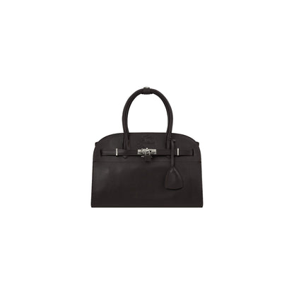 AASTU CARRYALL BAG // BROWN COW / SILVER