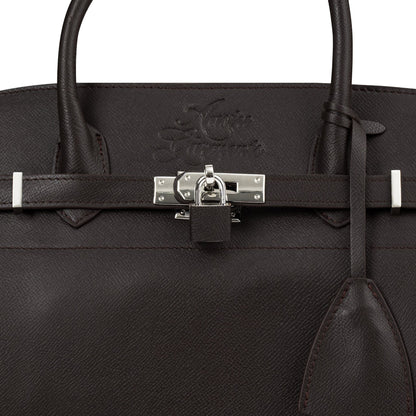 AASTU CARRYALL BAG // BROWN COW / SILVER
