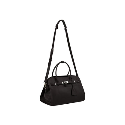 AASTU CARRYALL BAG // BROWN COW / SILVER
