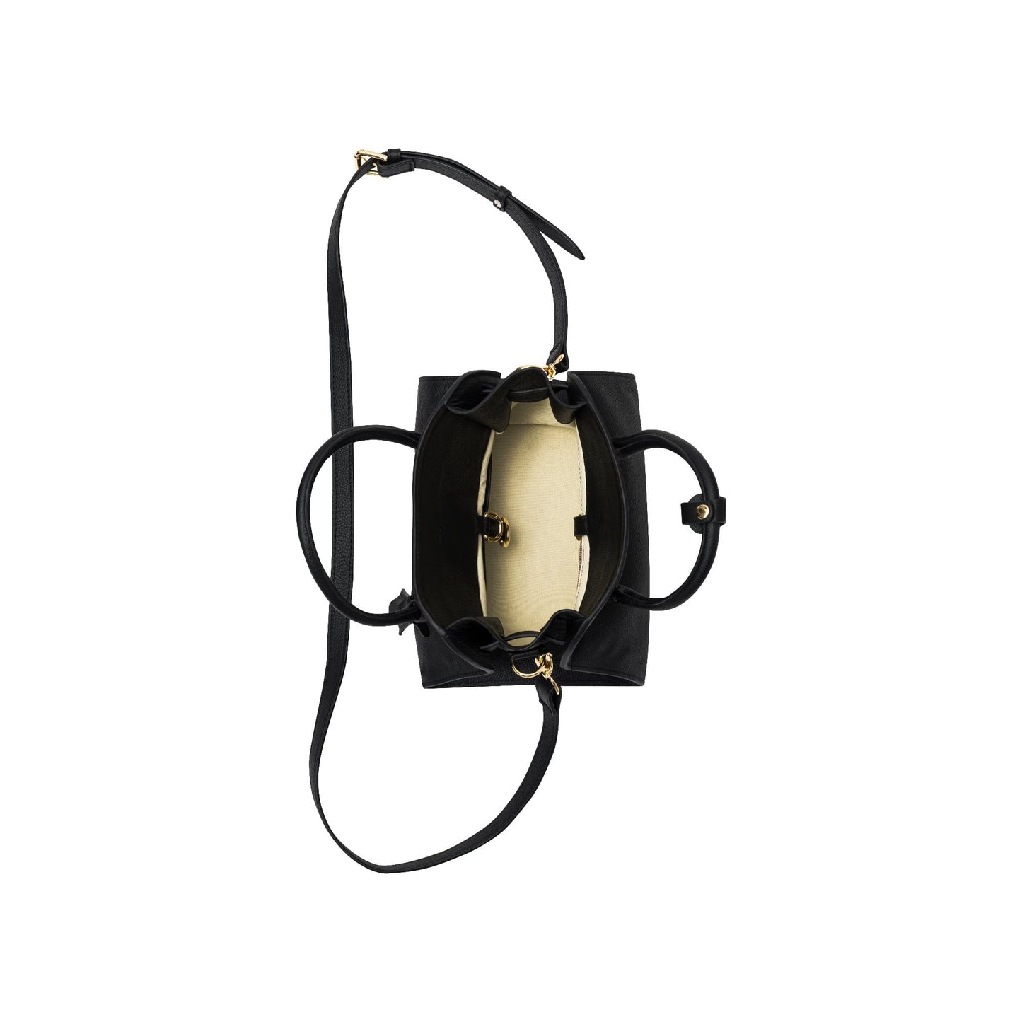AASTU CARRYALL BAG // BLACK MILL / GOLD