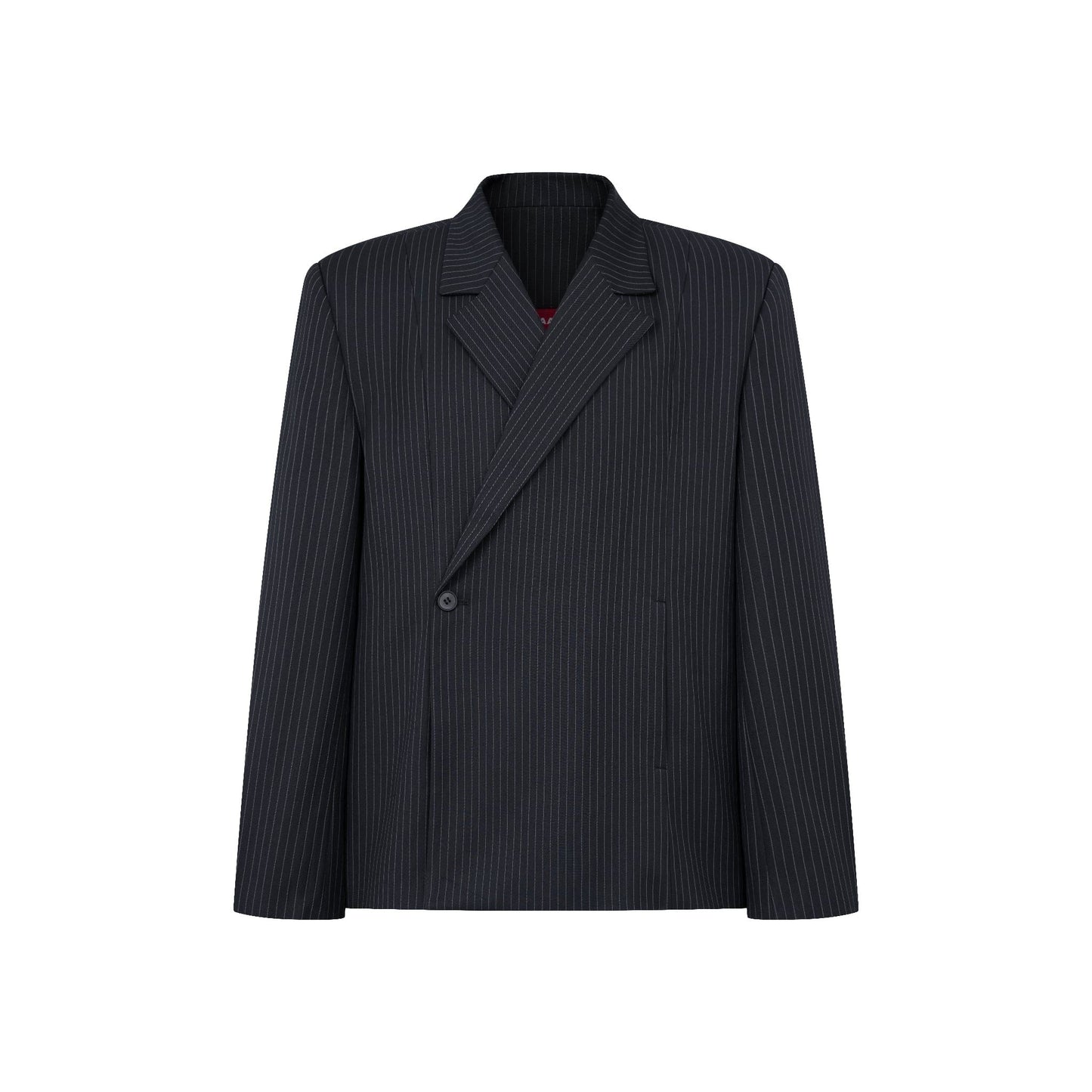 AA STRIPED BLAZER // GREY