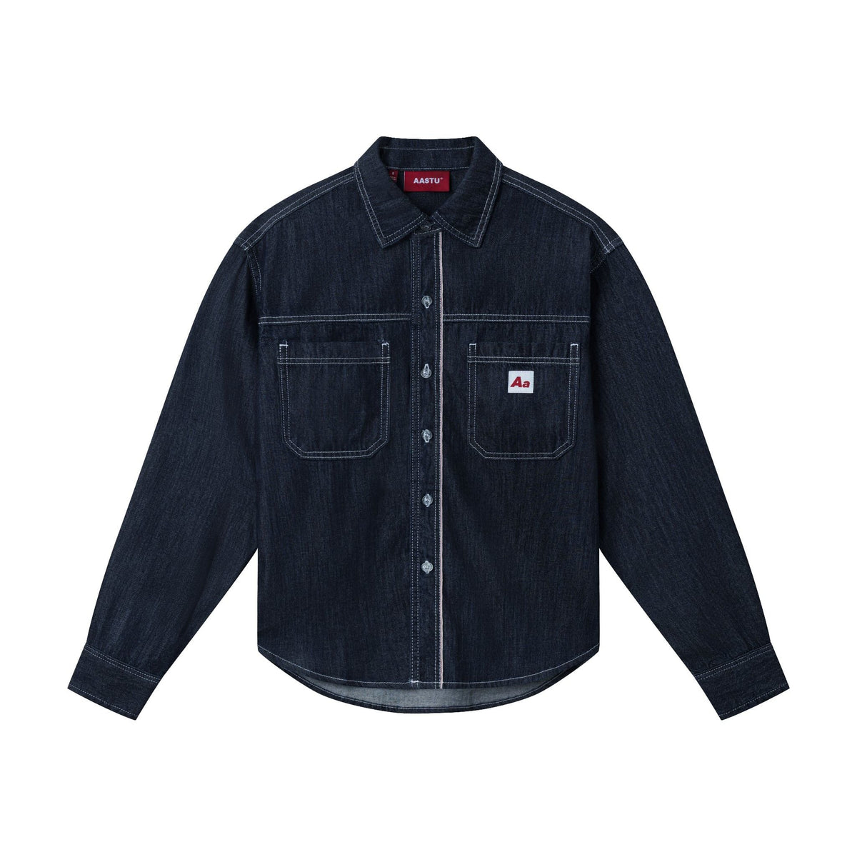 AA SELVEDGE DENIM SHIRT // NAVY