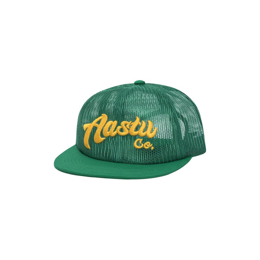 AASTU CO. MESH SNAPBACK // LIME GREEN