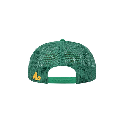AASTU CO. MESH SNAPBACK // LIME GREEN