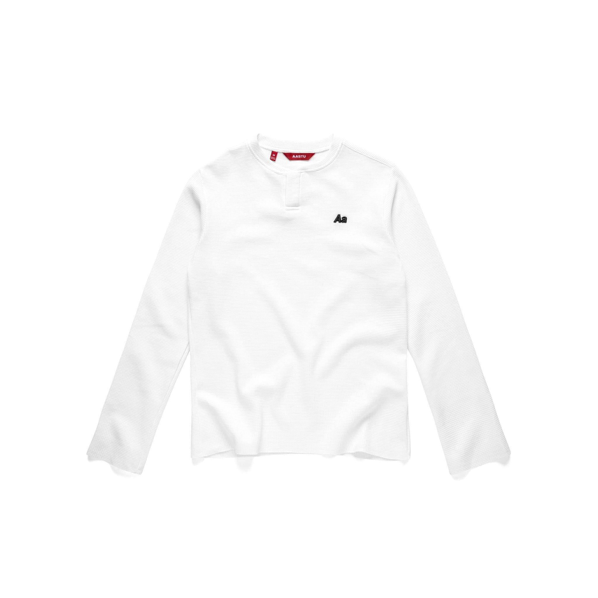 AA WAFFLE LONG SLEEVE // WHITE – AA STU.