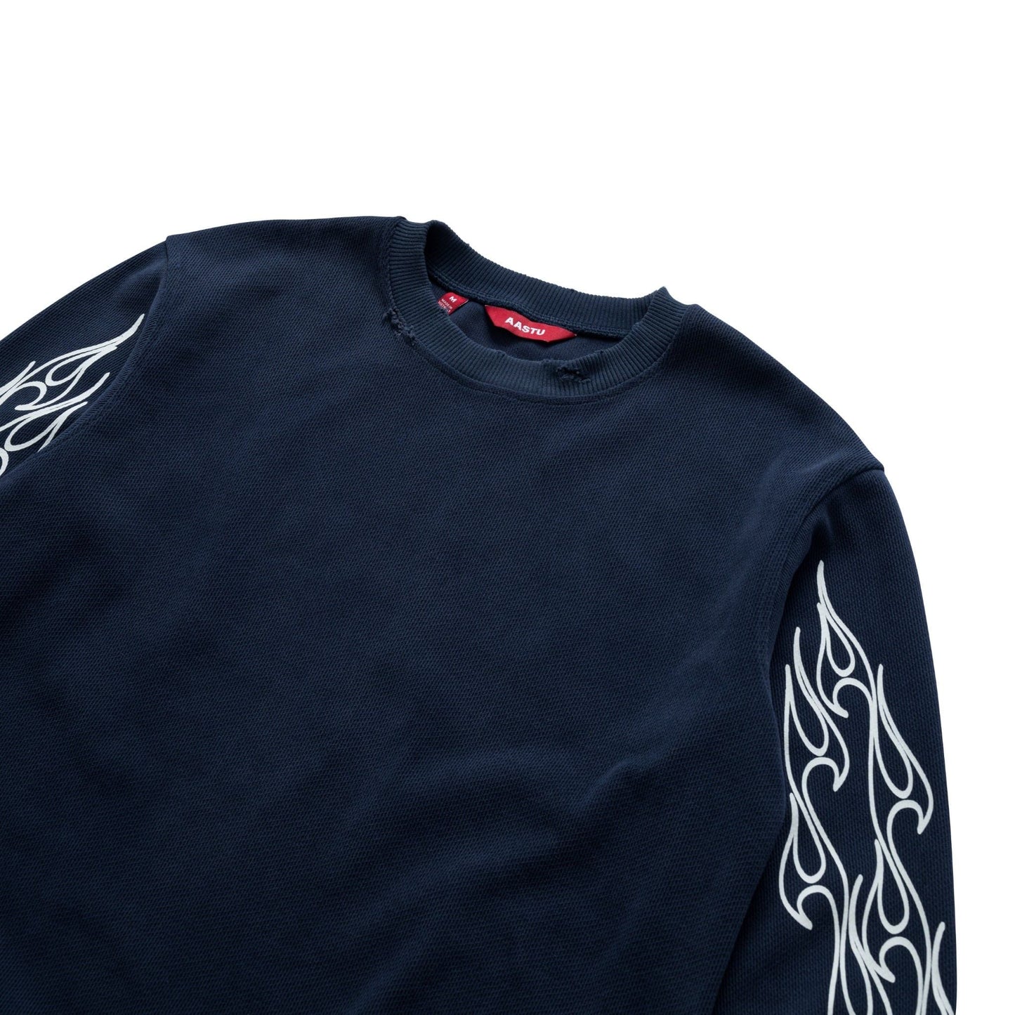 AA FIRE GARMENT WASHED LONG SLEEVE // NAVY