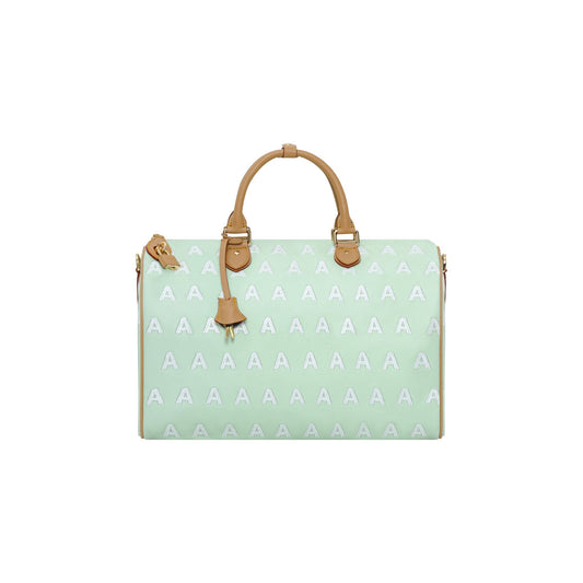 AA EMBROIDERED LOGO BOSTON BAG // MINT