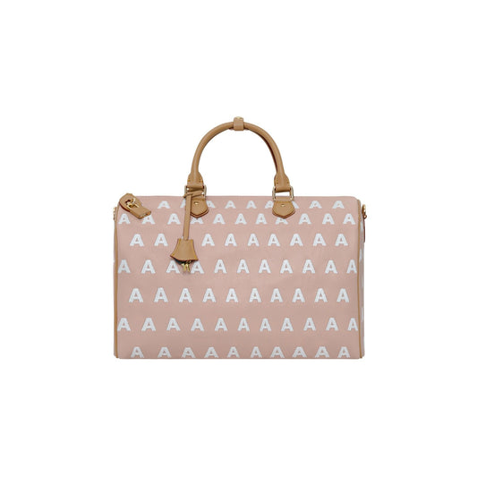 AA EMBROIDERED LOGO BOSTON BAG // PINK