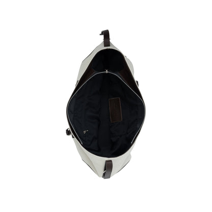 AA CRUST LEATHER BAG // WHITE
