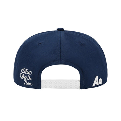 AA CLASSIC GOLFER CAP // NAVY - PEARL CHAIN