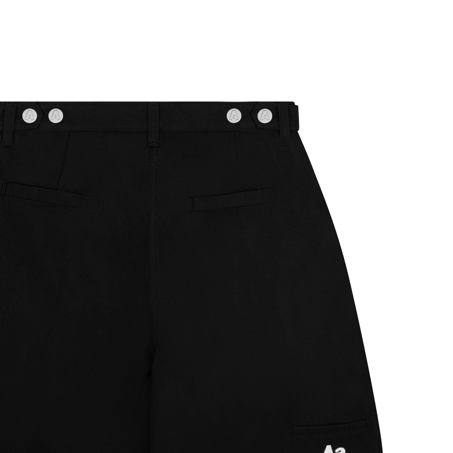 AA KHAKI JORTS // BLACK