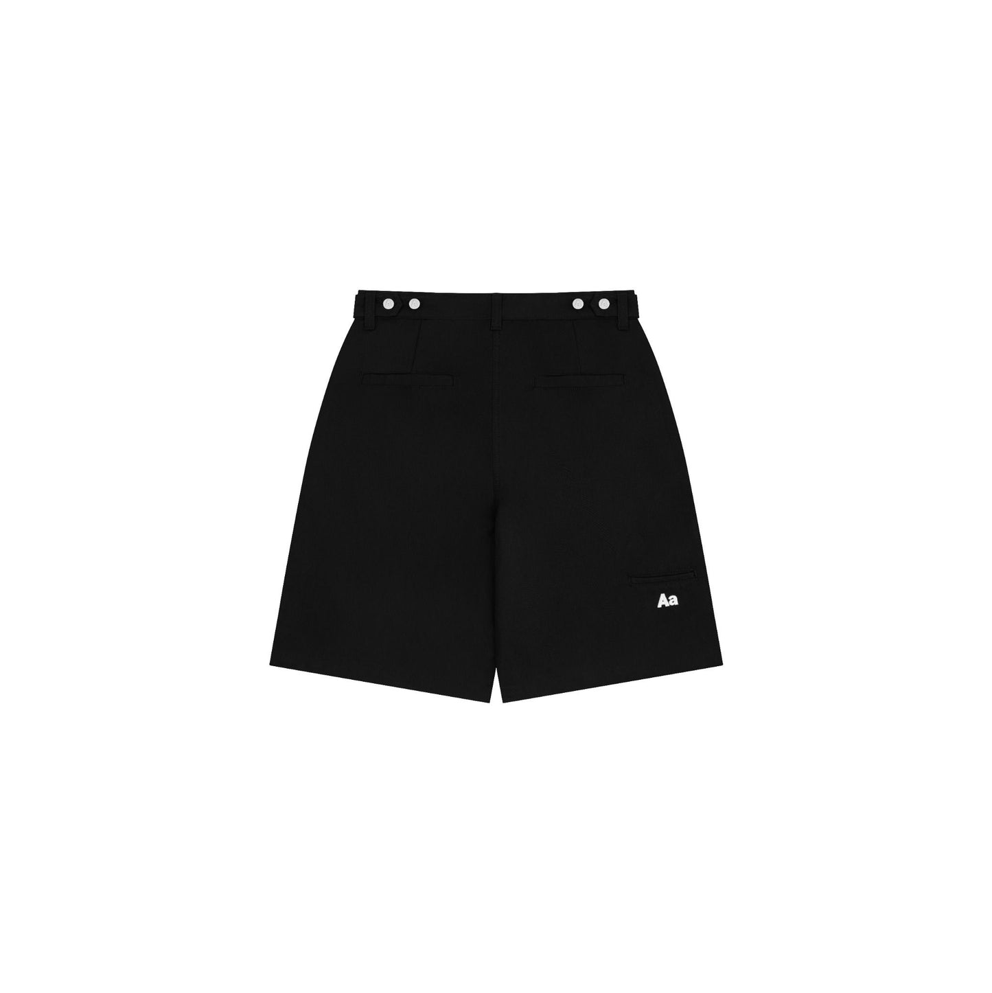 AA KHAKI JORTS // BLACK
