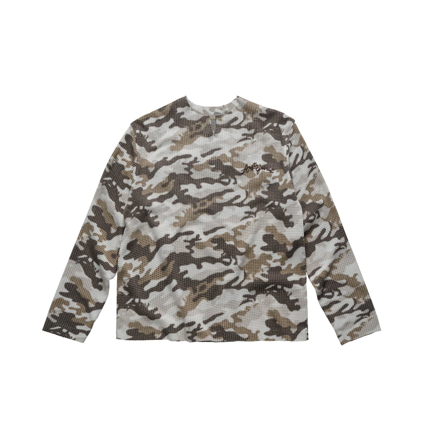 GARMENT WAFFLE LONG SLEEVE // CAMO