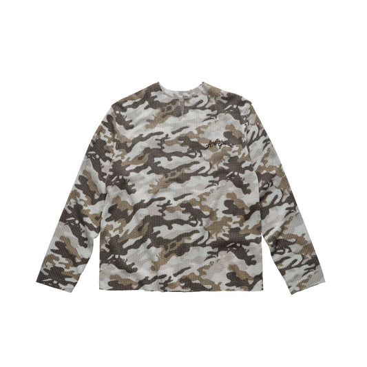 GARMENT WAFFLE LONG SLEEVE // CAMO