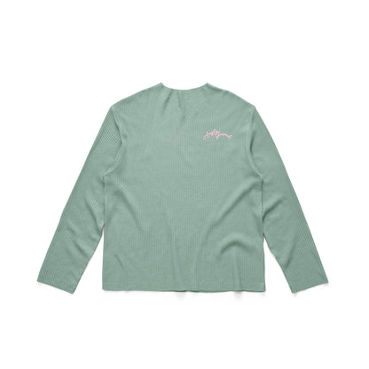 GARMENT WAFFLE LONG SLEEVE // AVOCADO