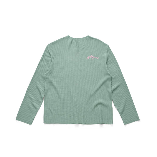 GARMENT WAFFLE LONG SLEEVE // AVOCADO