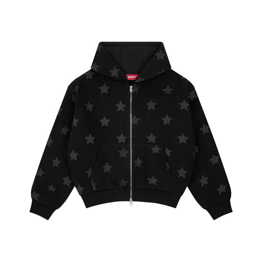 AA SUPERSTAR DENIM HOODIE // BLACK
