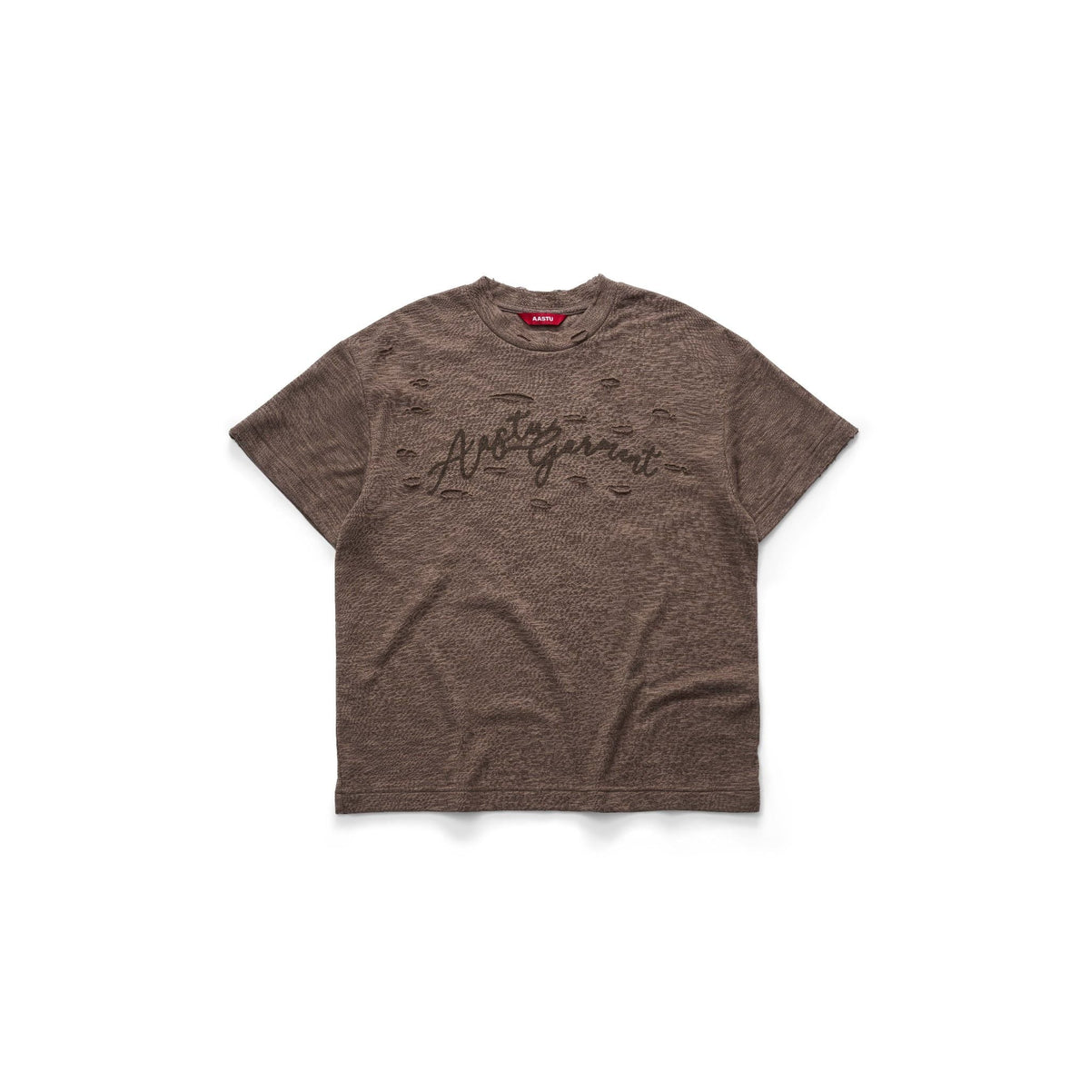 AASTU GARMENT DOUBLE SLUB TEE // BROWN