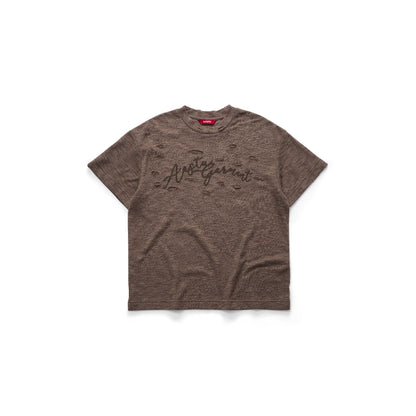 AASTU GARMENT DOUBLE SLUB TEE // BROWN
