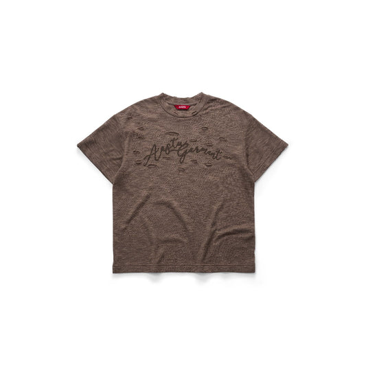 AASTU GARMENT DOUBLE SLUB TEE // BROWN
