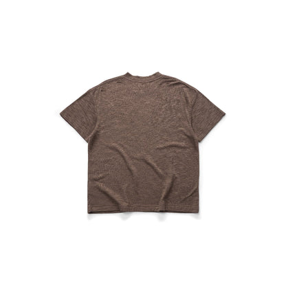 AASTU GARMENT DOUBLE SLUB TEE // BROWN