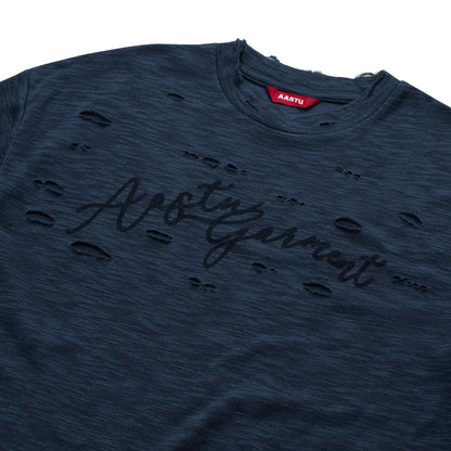 AASTU GARMENT DOUBLE SLUB TEE // NAVY
