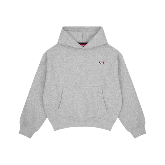 ABA LOGO HOODIE // GREY