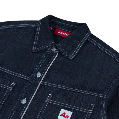 AA SELVEDGE DENIM SHIRT // NAVY