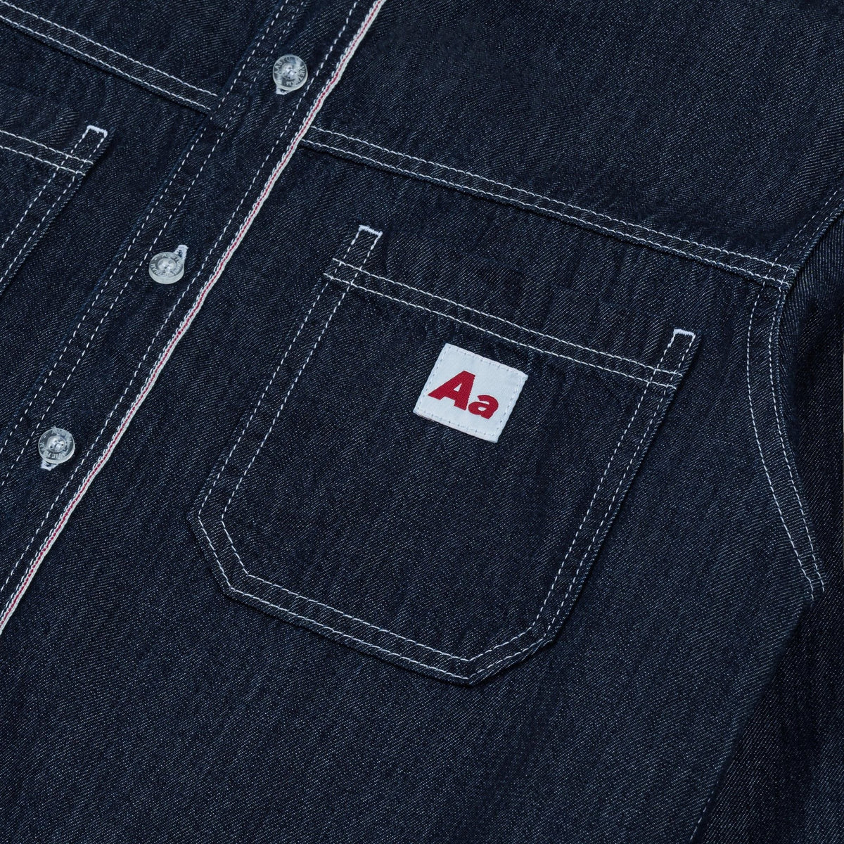 AA SELVEDGE DENIM SHIRT // NAVY