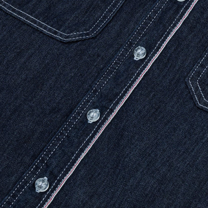 AA SELVEDGE DENIM SHIRT // NAVY