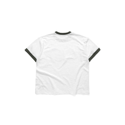 AA DOLLAR BOY RINGER TEE // WHITE