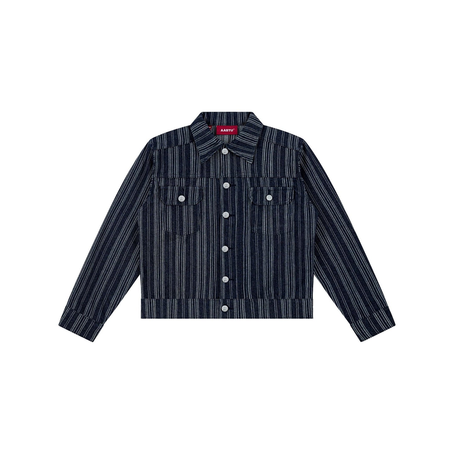 AA DENIM JACKET // BLUE STRIPED