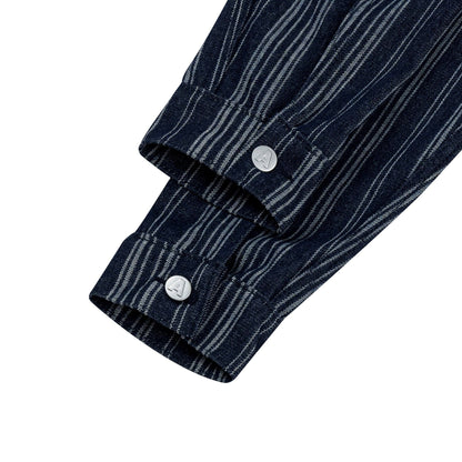 AA DENIM JACKET // BLUE STRIPED