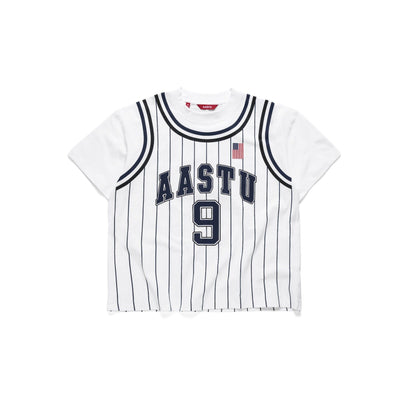 ABA JERSEY TEE // NAVY