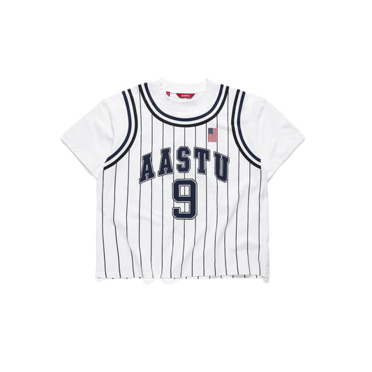 ABA JERSEY TEE // NAVY