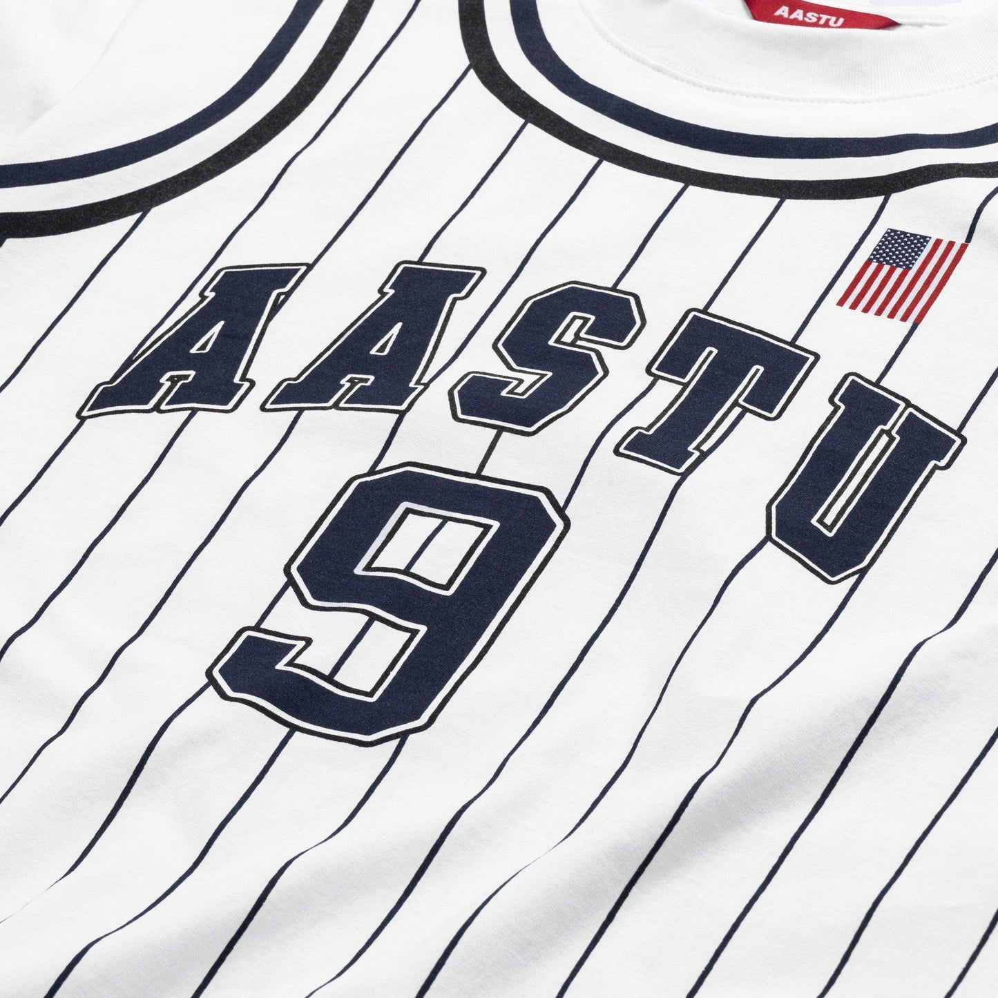 ABA JERSEY TEE // NAVY