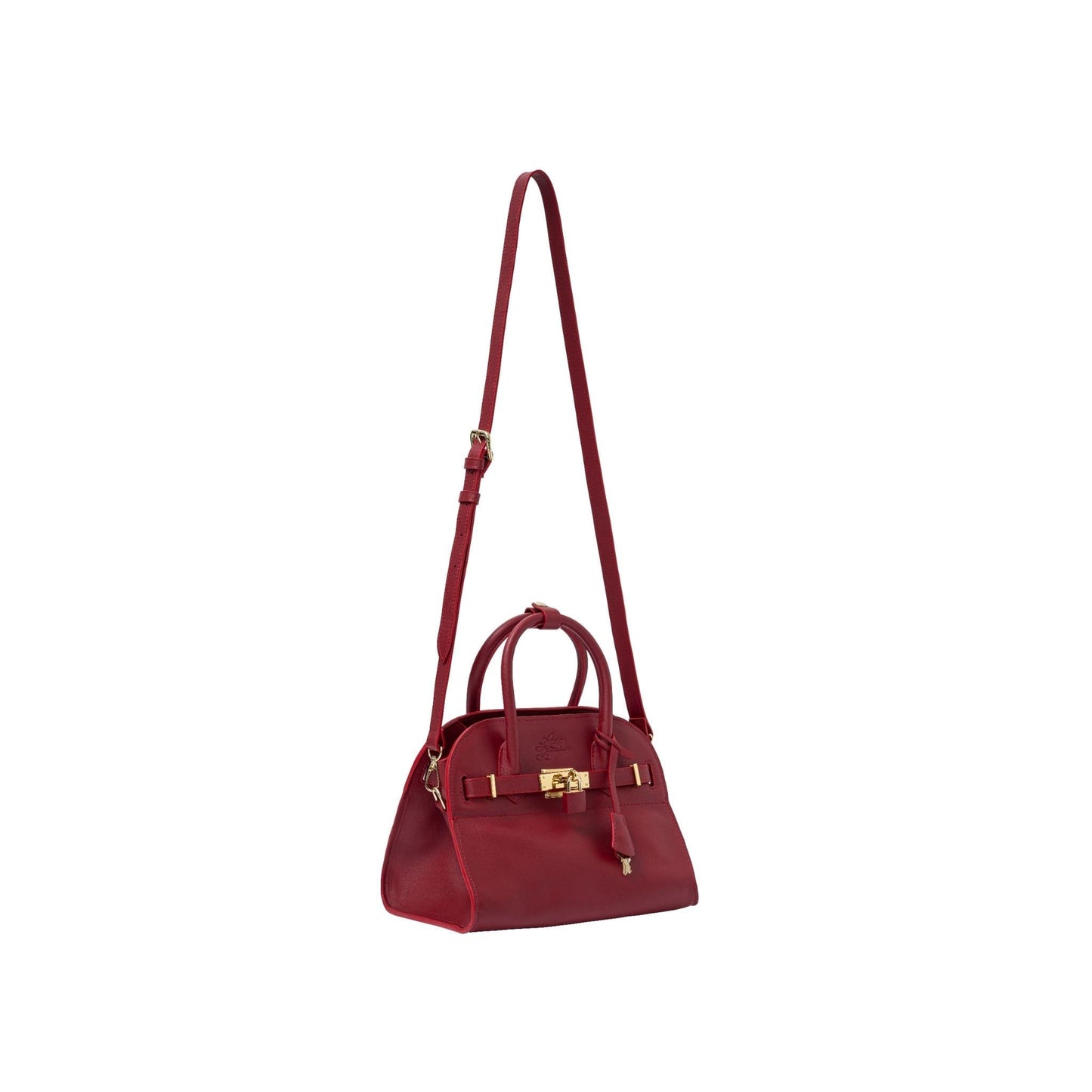 AASTU CARRYALL BAG RED SMOOTH / GOLD