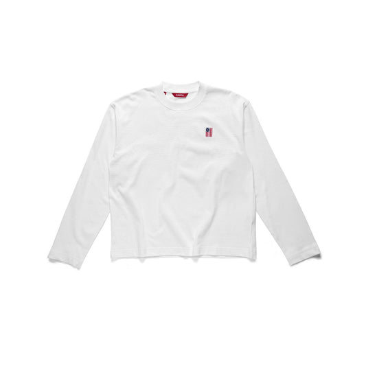 AASTU FLAG V2 LONG SLEEVE // WHITE