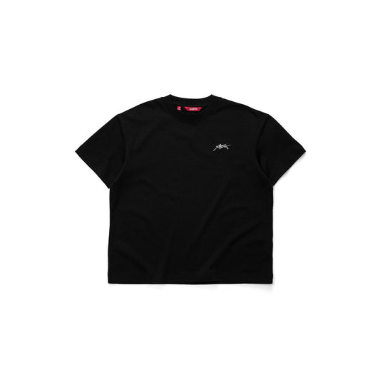 SIGNATURE LOGO TEE // BLACK