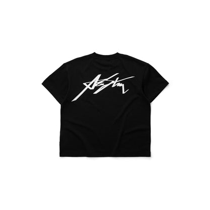 SIGNATURE LOGO TEE // BLACK