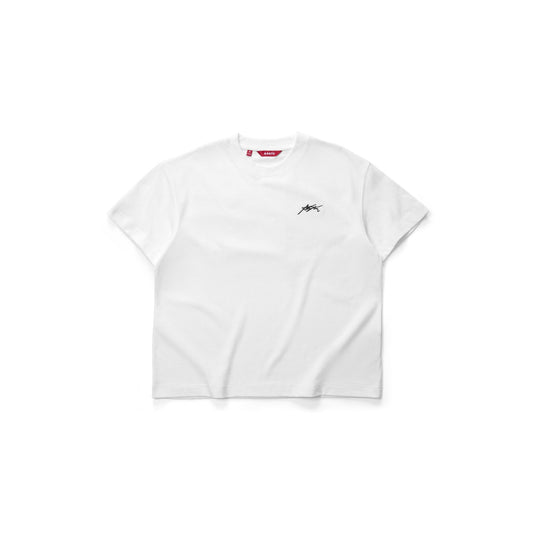 SIGNATURE LOGO TEE // WHITE